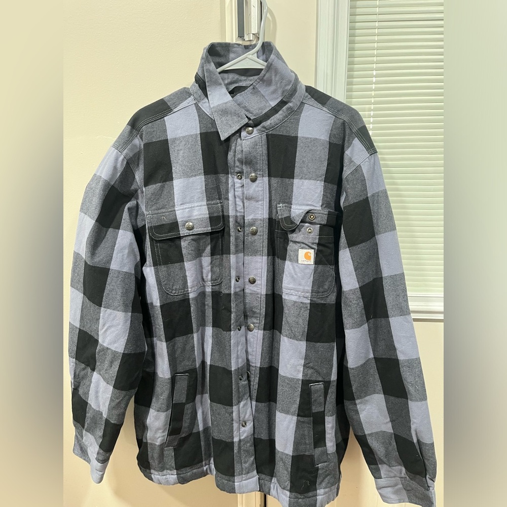 Carhartt (flannel) jacket. Great Condition (Like new)